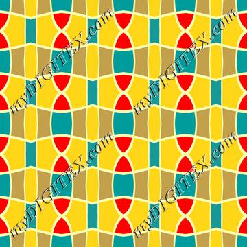 Colorful chains pattern