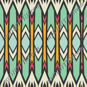 Rhombus and arrows pattern