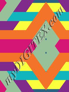 Colorful rhombus and stripes