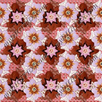 Abstract flower pattern 170417