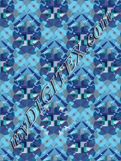 Abstract Thai Art Pattern blue 170104