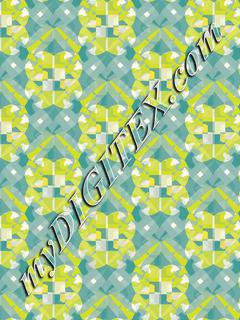 Abstract Thai Art Pattern green 170104