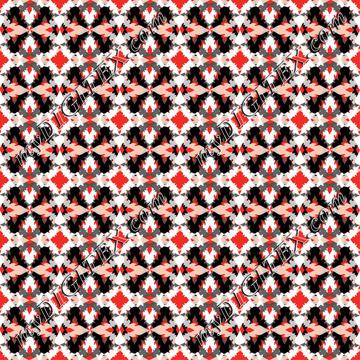 Thai Art Pattern 2 v5 Red 170114