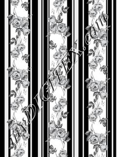 Greyscale Rose Stripe