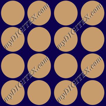 blue and tan dots