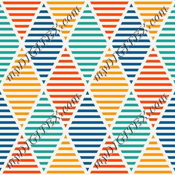 Geometric Stripes (on white)