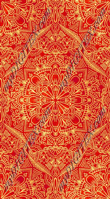 Floral Ethnic - Red