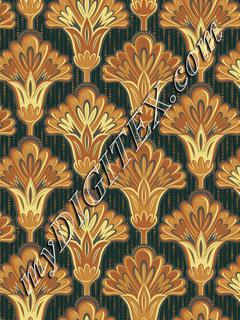 Folk Floral - Russet & Ochre