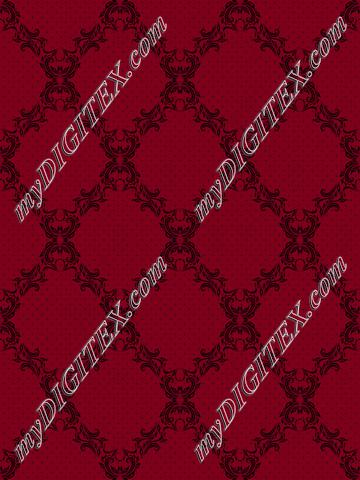 1lvermorny Maroon Damask