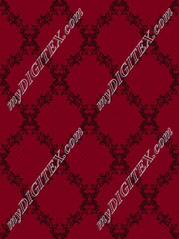 1lvermorny Maroon Damask