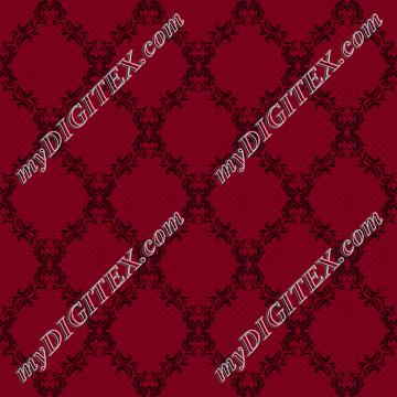 1lvermorny Maroon Damask