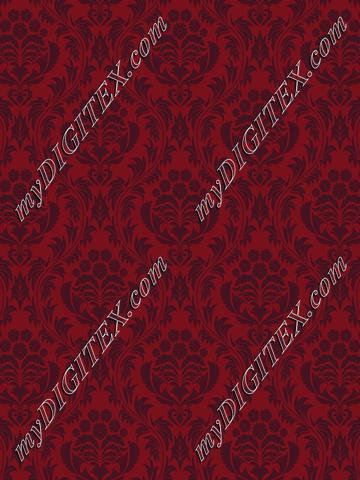 Platform Damask (red)