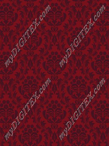 Platform Damask (red)