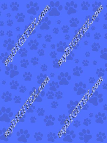 blue paw prints