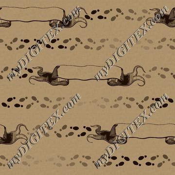 Custom Name Scroll Fabric