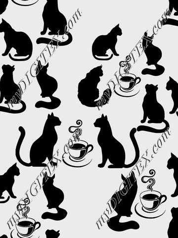 cats love coffe