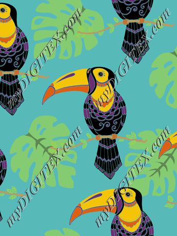 Toucans tropical birds