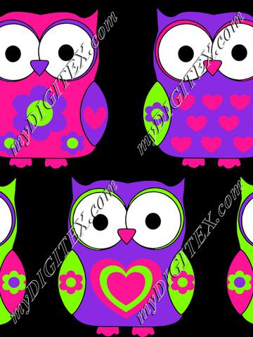 Retro owls