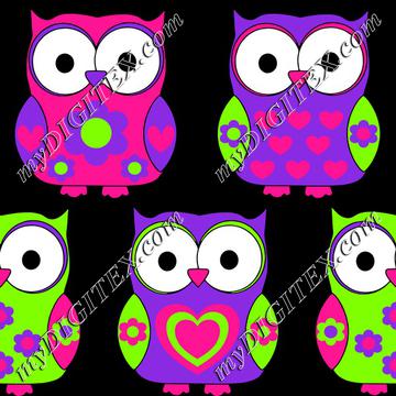 Retro owls