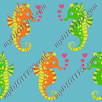 Seahorses in love