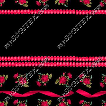 KORALOWE WSTAZKA MAGENTA black