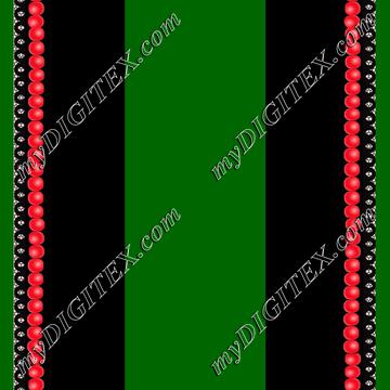 koronka ribbon coral green