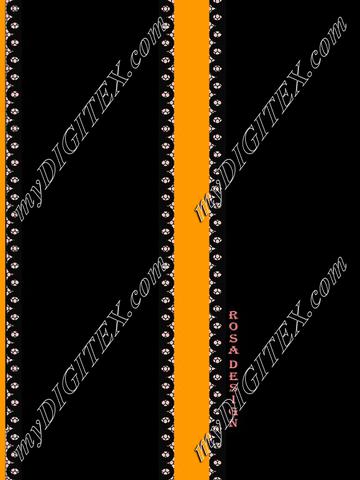 koronka 120 druk ribbon coral yekkow