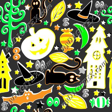 retro halloween pattern_Angi Mullhatten_instructor_2018