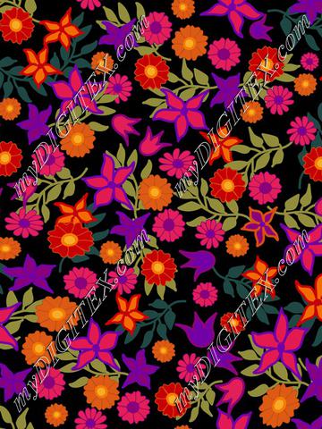 Ditsy prints bright blooms colorful florals