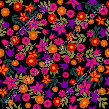 Ditsy prints bright blooms colorful florals