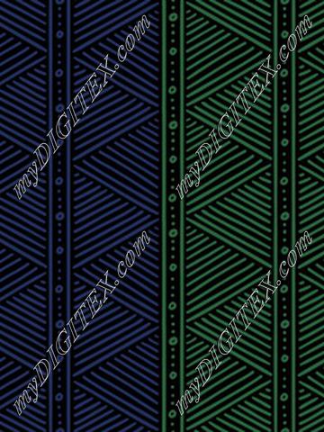Magical Tribal Stripe (on black)
