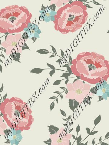 English Home Romantic Pink Floral