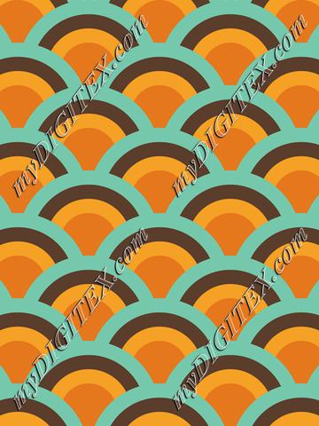 Retro Vintage Wave Abstract Pattern
