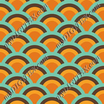 Retro Vintage Wave Abstract Pattern