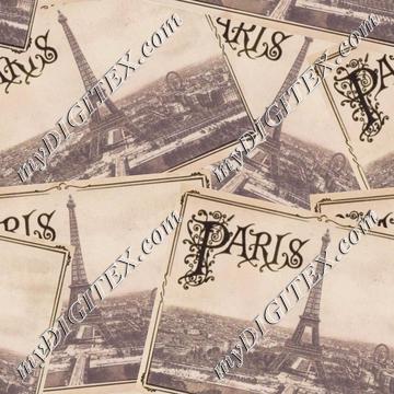 Retro Paris Postcards