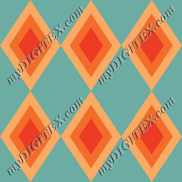 Retro Rhombus Pattern