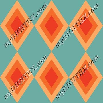 Retro Rhombus Pattern