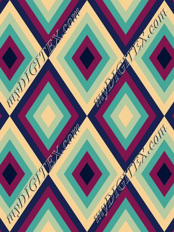 Retro geometric pattern