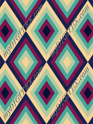 Retro geometric pattern