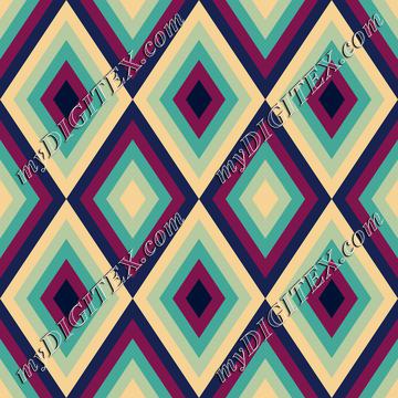 Retro geometric pattern