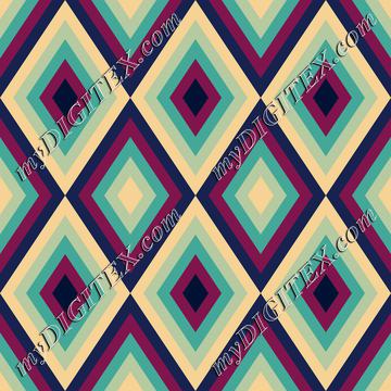 Retro geometric pattern