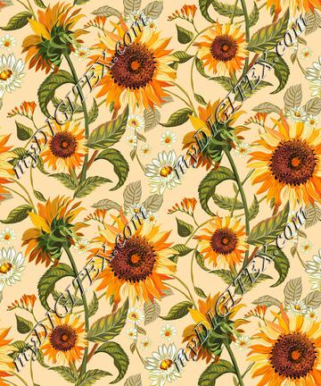 Sunflowers Large WallpaperREPEAT