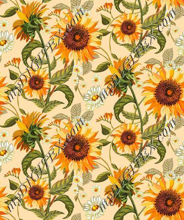 Sunflowers Large WallpaperREPEAT