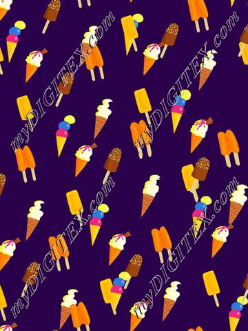 Ice cream pattern