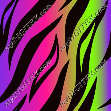 Tiger Skin Neon Colors