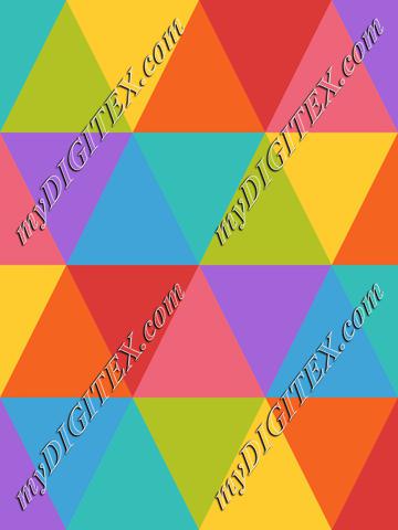 Abstract Geometric Rainbow Pattern