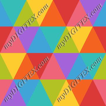 Abstract Geometric Rainbow Pattern