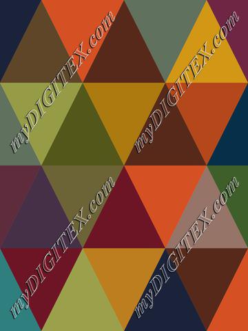 Abstract Geometric Autumn, Fall Pattern