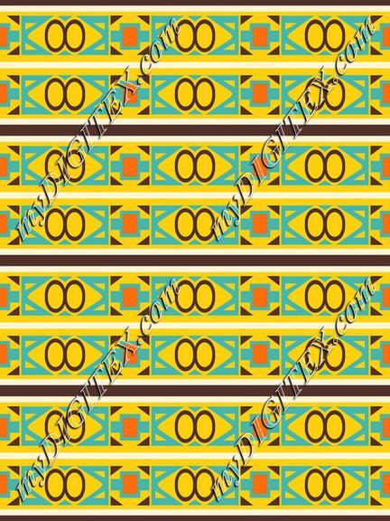 Circles and stripes pattern