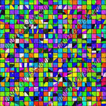 Colorful squares pattern